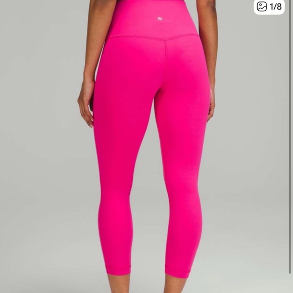 lululemon athletica Pants - Lululemon Align High Rise Crop 23” Sonic Pink NWOT Size 14